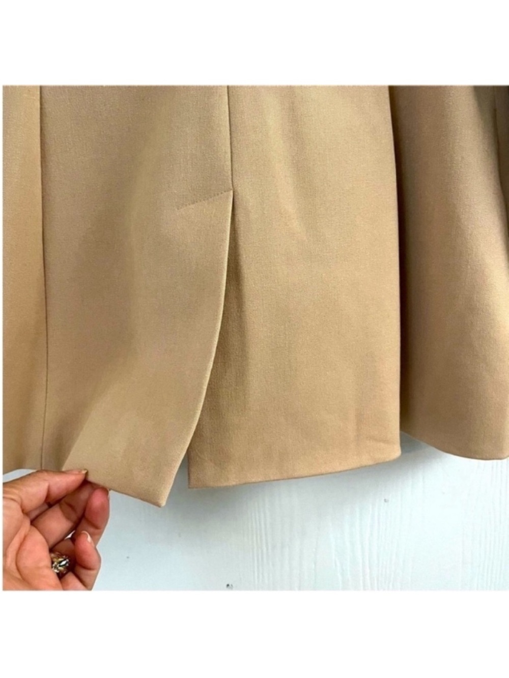 Favorite Daughter The Favorite Blazer Beige Stretch Jacket Neutral Size XL - Picture 9 of 13